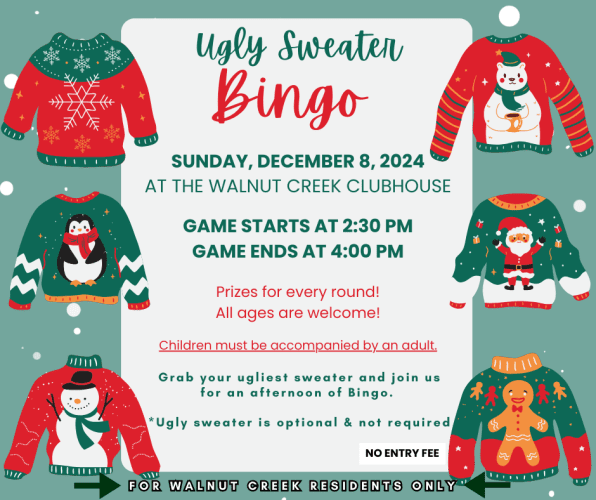 Ugly Sweater Bingo